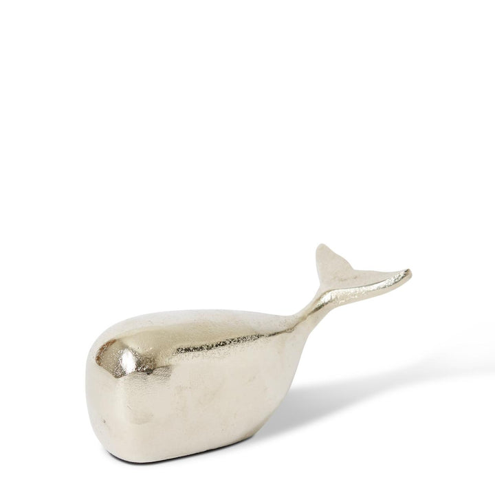 Whale Sculpture 17x8x9cm Nickel