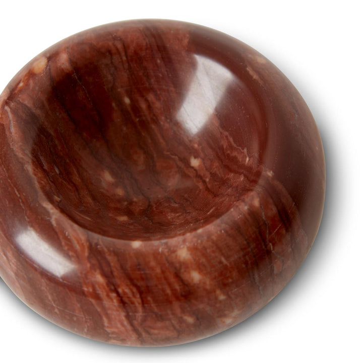 Luan Trinket Bowl 10x10x4cm Burgundy