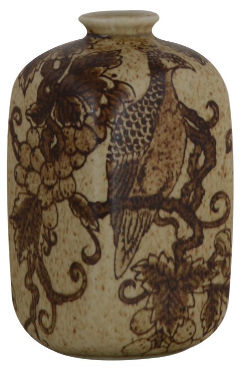 Crema Small Vase 18cm Brown