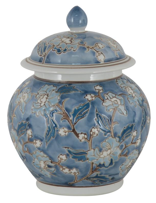 Wiillow Ginger Jar 20cm Blue
