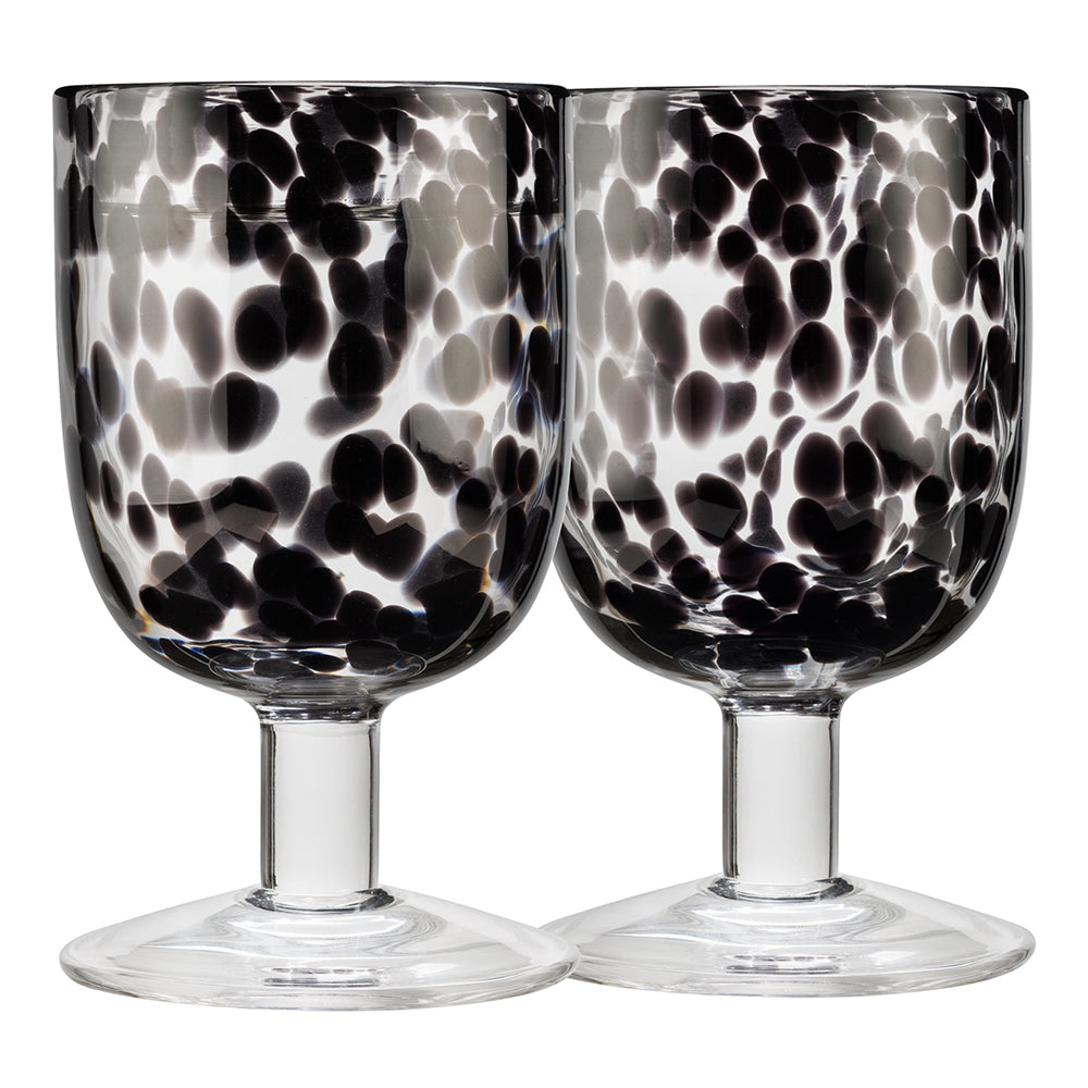 Ecology Samara Goblet 280 ml Set of 4 Black