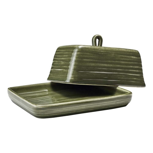 Ottawa Butter Dish 15cm x 10.5cm Moss