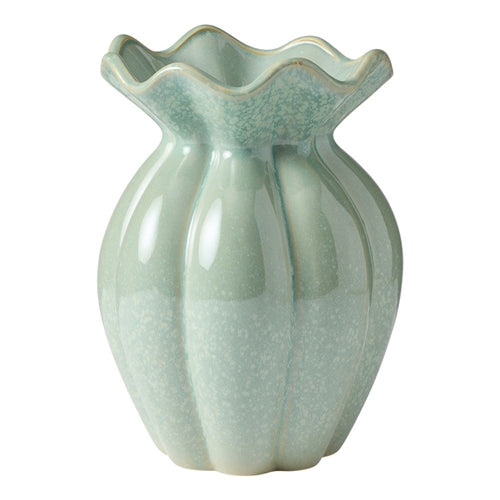 Dune Ceramic Vase 27cm Celedon
