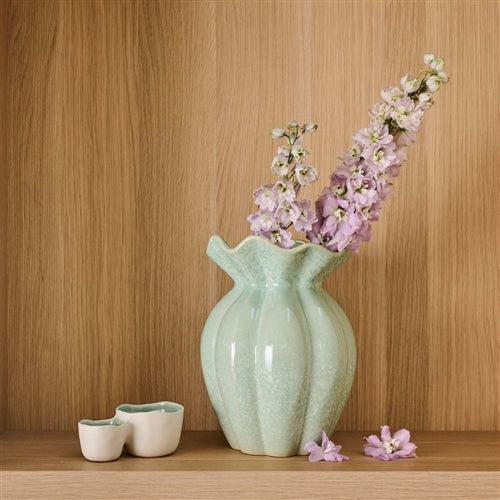 Dune Ceramic Vase 27cm Celedon