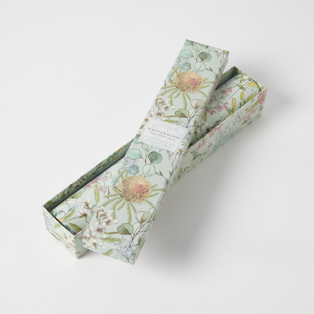 Wattle & Bloom Scented Drawer Liners 6 Sheets