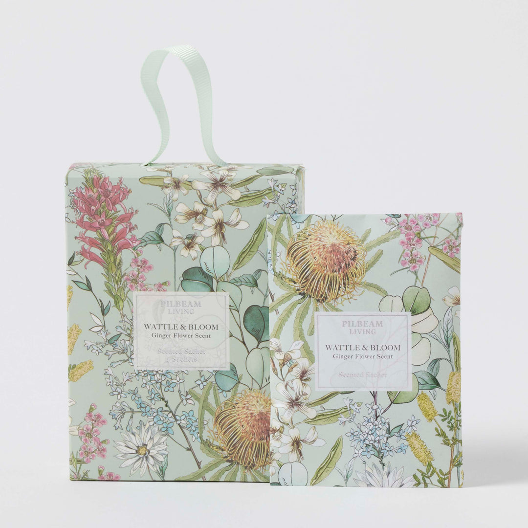 Wattle & Bloom Scented Sachets 4x10g