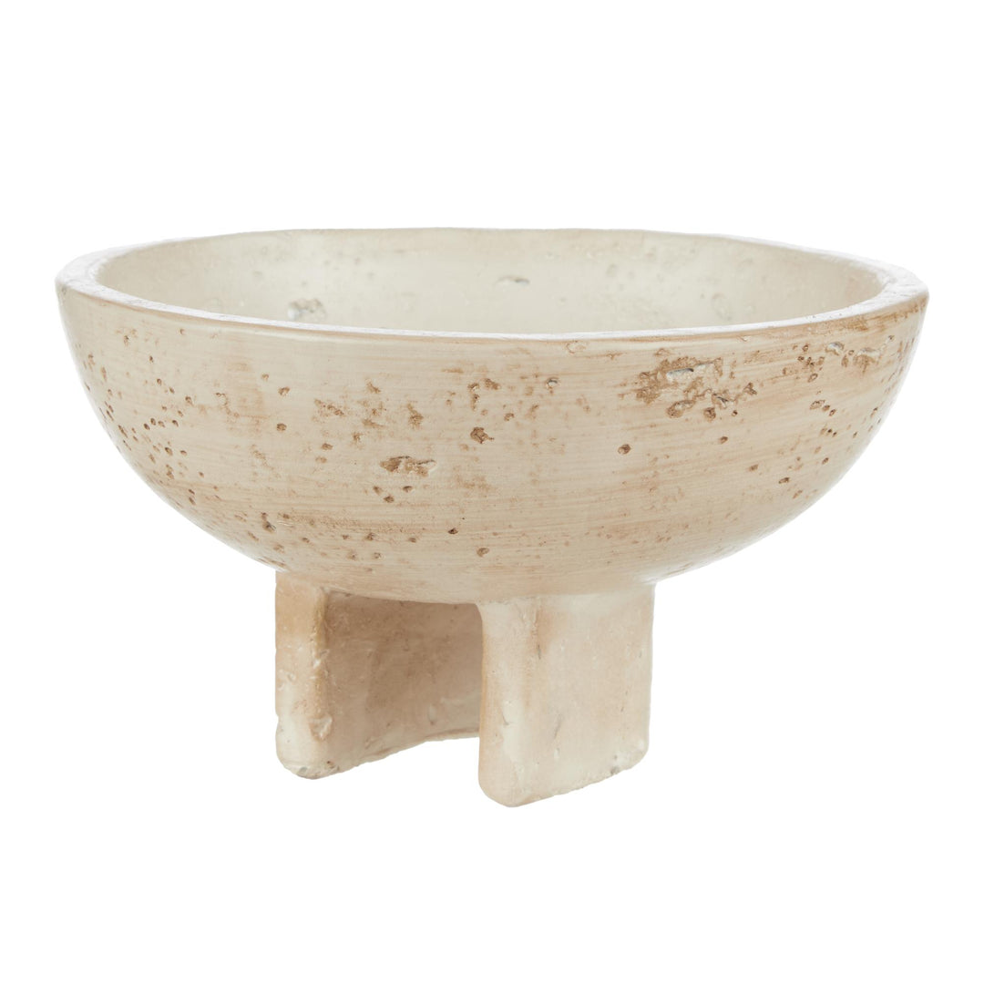 Napier Decorative Bowl 15x15x8cm Travertine