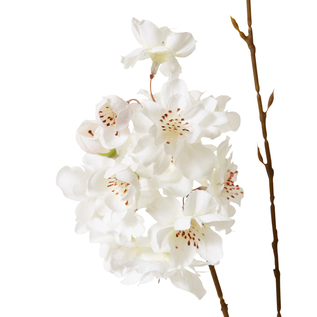 Crab Apple Blossom Spray White 64x36x130cm