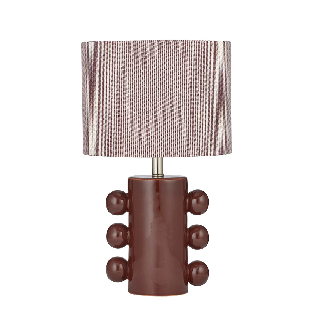 Arizona Ceramic Lamp Brn/Ivory 25x43cm