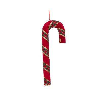 Medium Tartan Swirl Candy Cane 14.5x4.5x40 cm