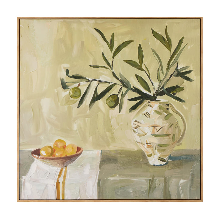 Cecil Hand Painted Wall Art 80x80x3.5cm