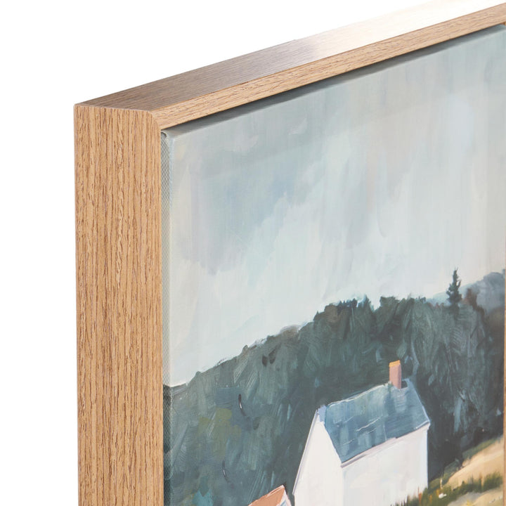 Prairy Hand Painted Wall Art 30x30x3.5cm