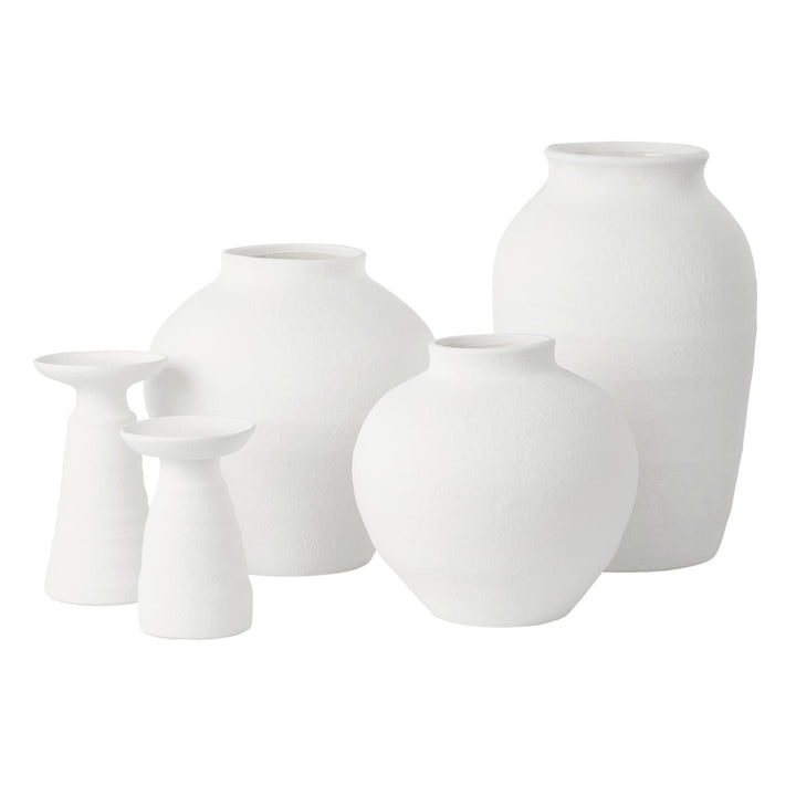 Kamari Clay Vase Med 25x25x25cm