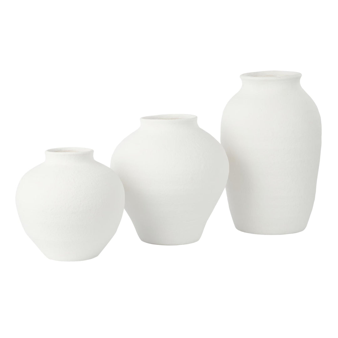 Kamari Clay Vase Med 25x25x25cm