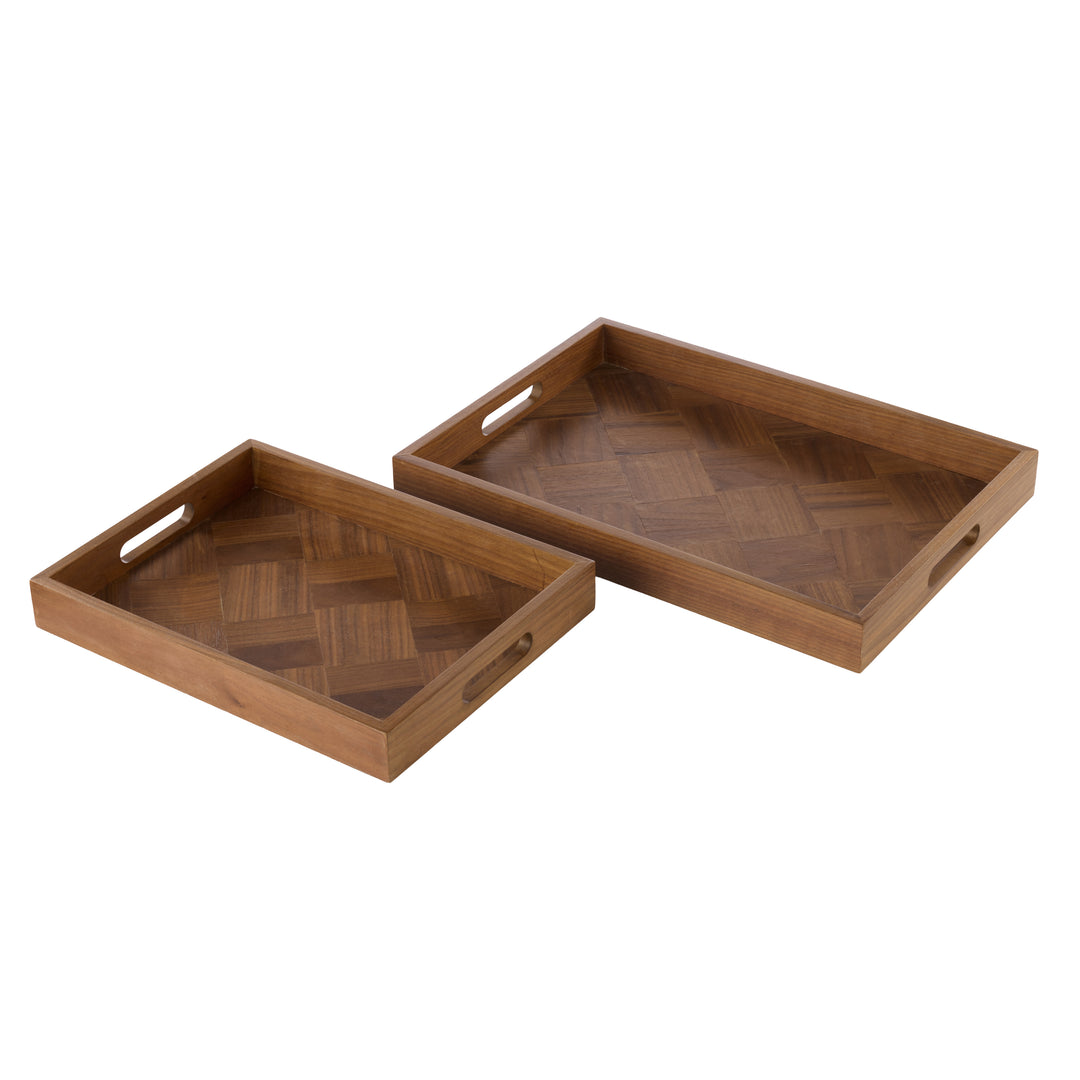 Aldus Ash Wood Veneer Tray Natural Small