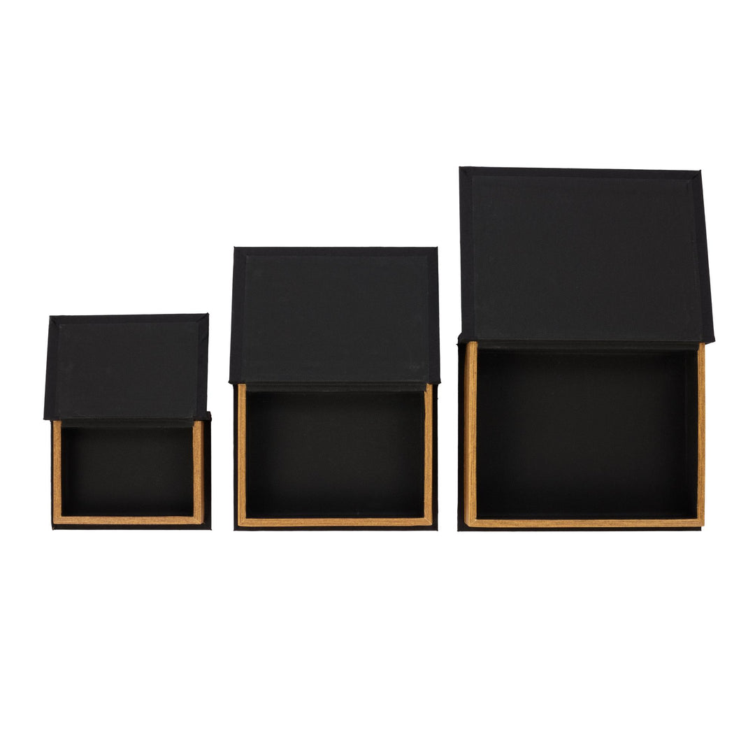 Atticus Book Box Black Med