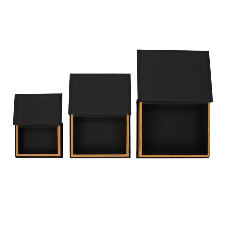 Atticus Book Box Black Med