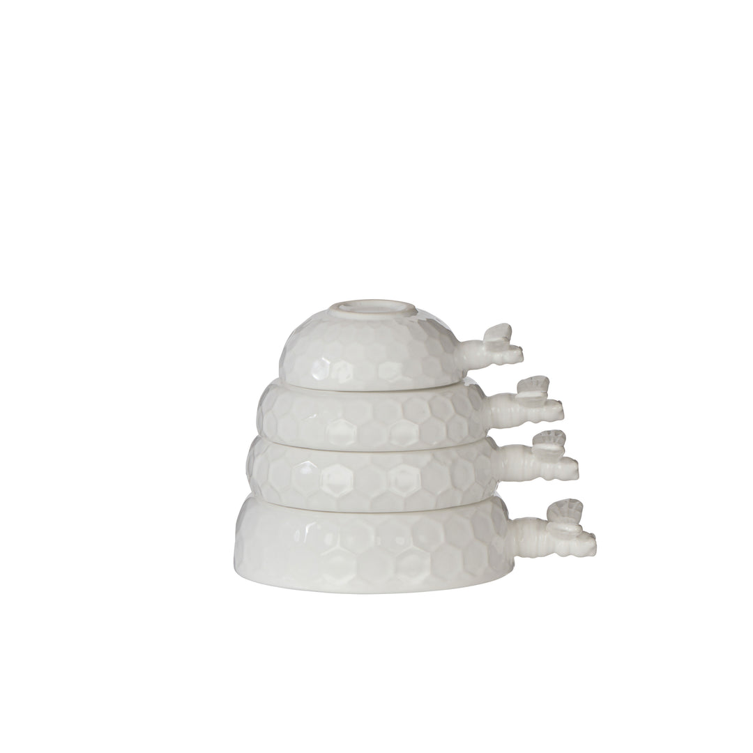 Wildflower & Hive Measuring Cups White