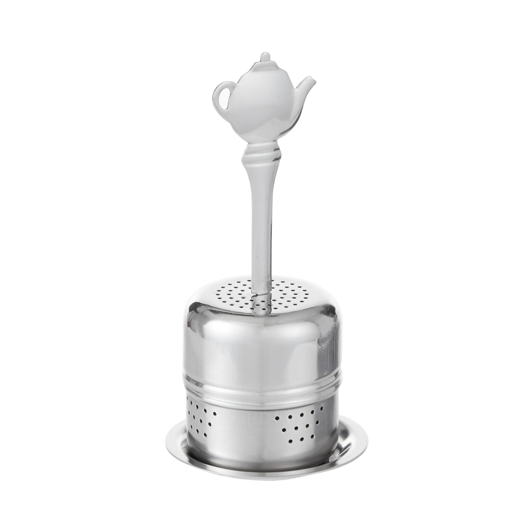 Tea Pot Stick Infuser Silver 5.1x5.1x10.4cm