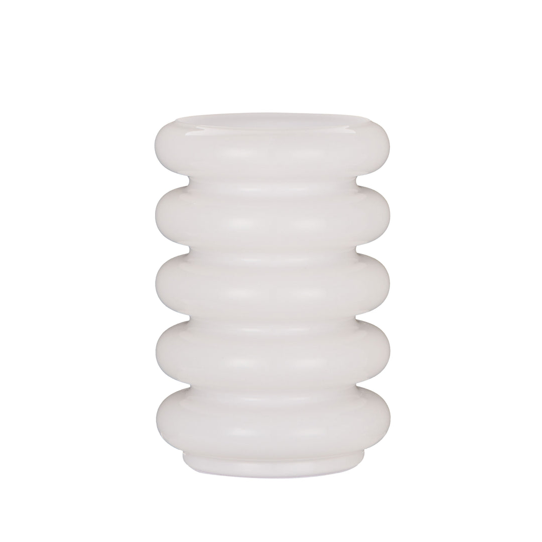 Luma Glass Table Lamp White 18x18x26.5cm