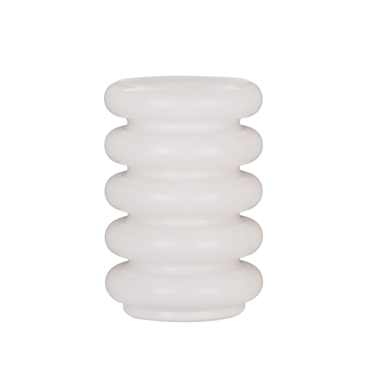 Luma Glass Table Lamp White 18x18x26.5cm