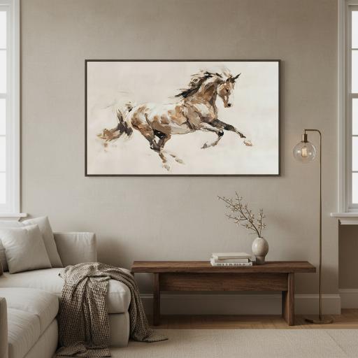Hoof Hearted Paint 103x63cm Brown Natural