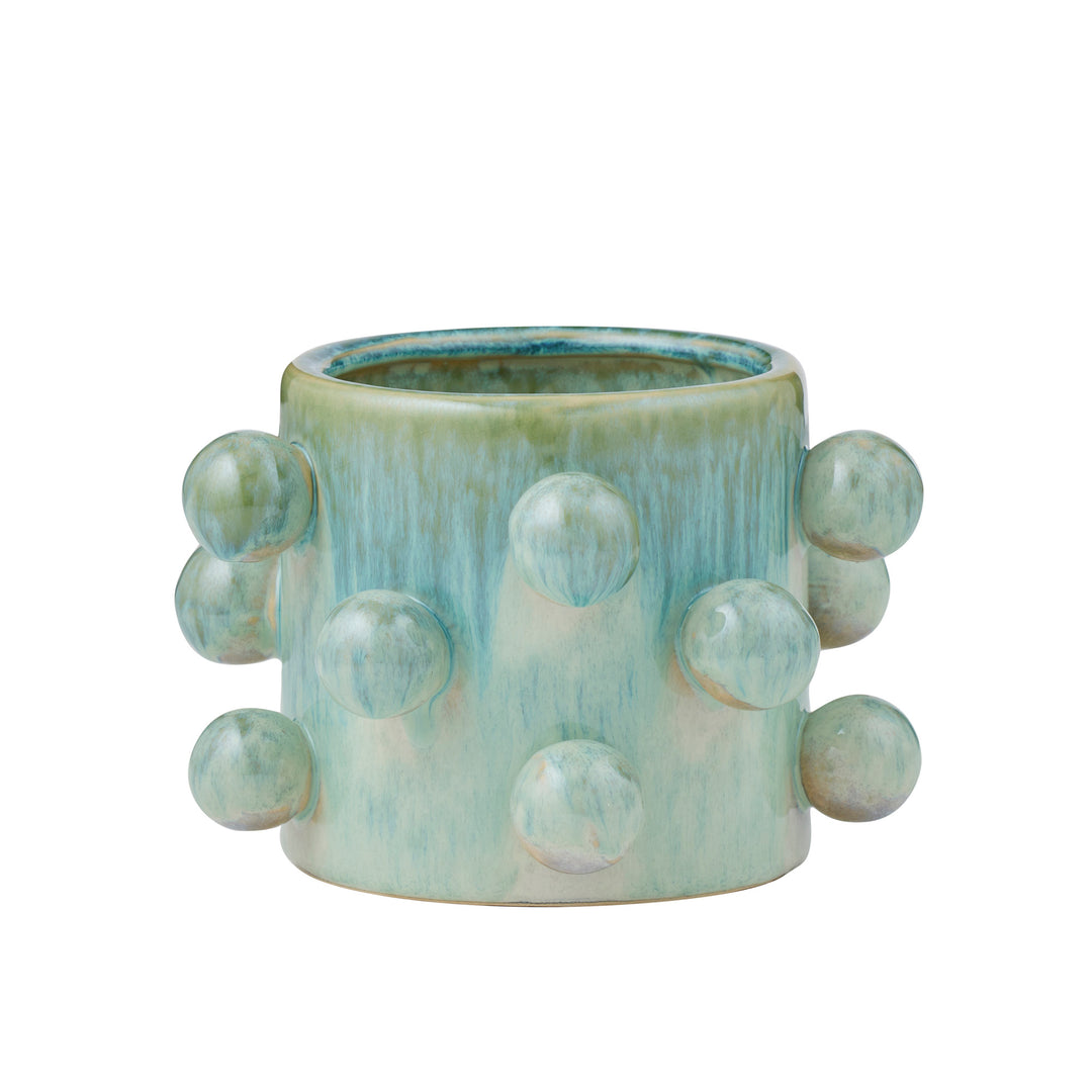 Pip Ceramic Pot Blue/Green 16x11.5cm