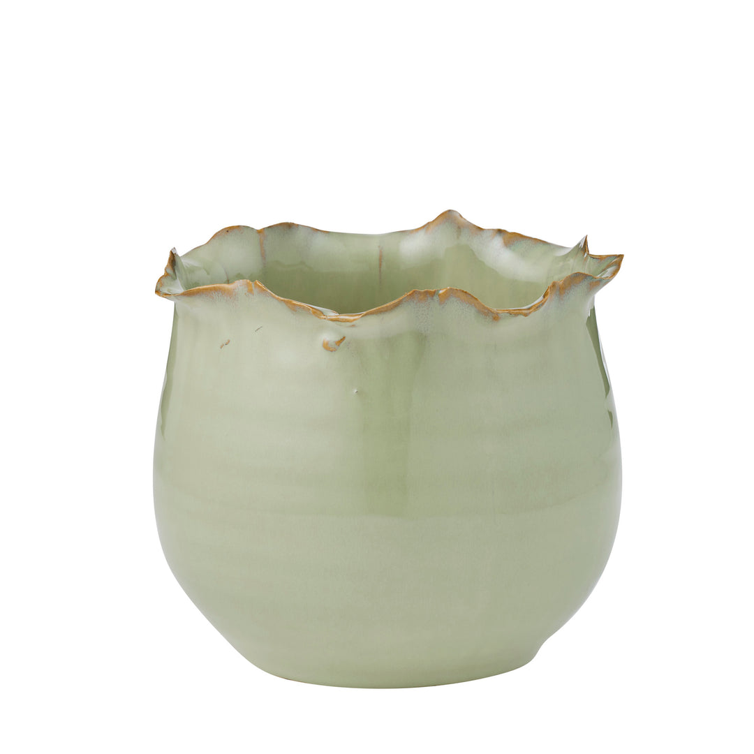 Astrid Ceramic Pot Pistachio 17x13.5cm