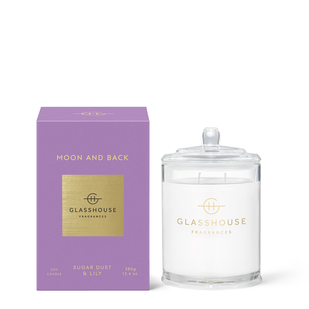 Glasshouse Fragrances Moon and Back 380g Candle