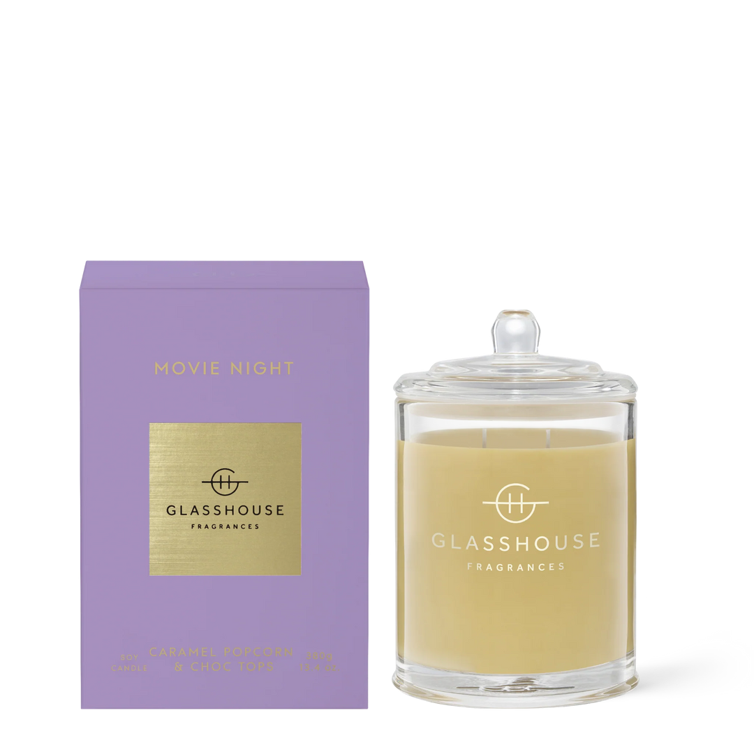 Glasshouse Fragrances Movie Night 380g Candle