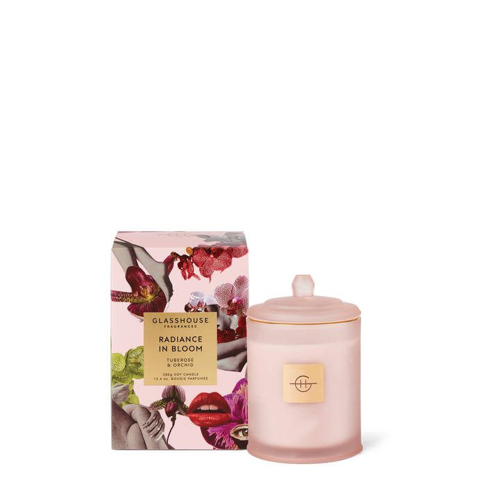 Glasshouse Fragrances 380g Candle Radiance In Bloom