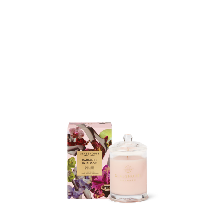 Glasshouse Fragrances 60g Candle Radiance In Bloom
