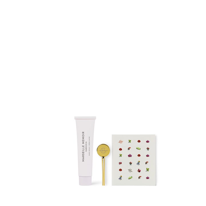 Glasshouse Fragrances 75ml Hand Cream, Hand Cream Key, Nail Stickers, Bag Hand Gift Set Marseille Memoir