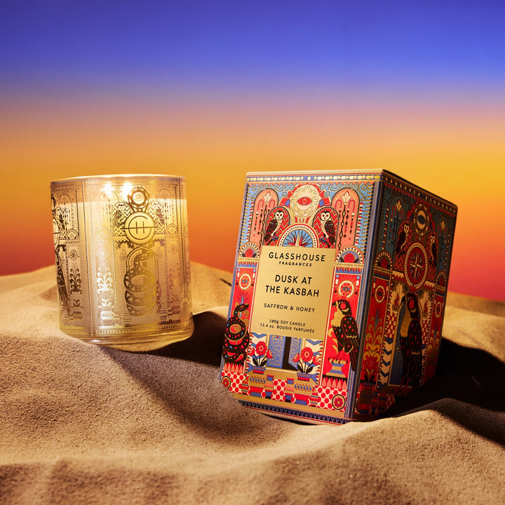 Glasshouse Fragrances 380g Candle - Dusk at the Kasbah - 26