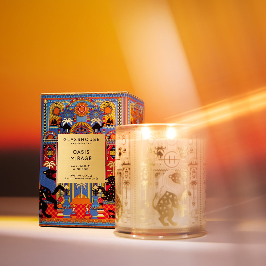Glasshouse Fragrances 380g Candle - Oasis Mirage - 26