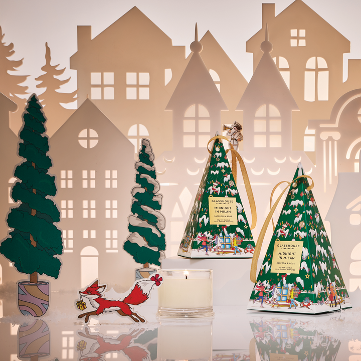 Glasshouse 30g Christmas Bauble Candle - Midnight in Milan