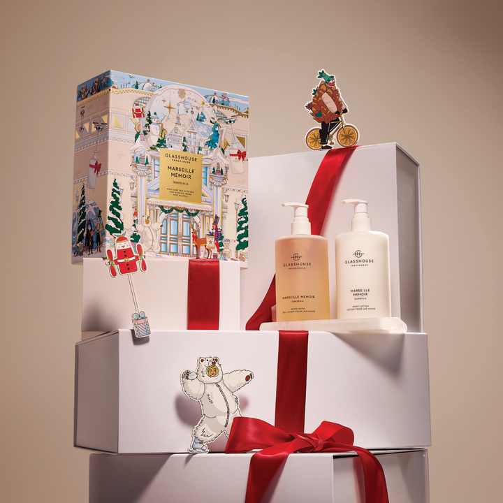 Glasshouse 450ml Hand Lotion & 450ml Hand Wash - Hand Care Duo Set - Marseille Memoir