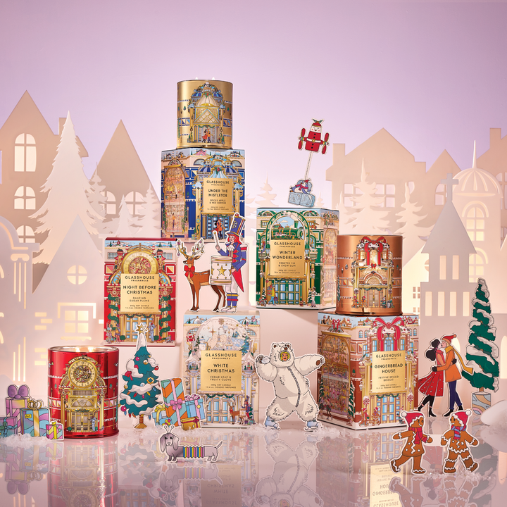 Glasshouse 380g Candle - White Christmas