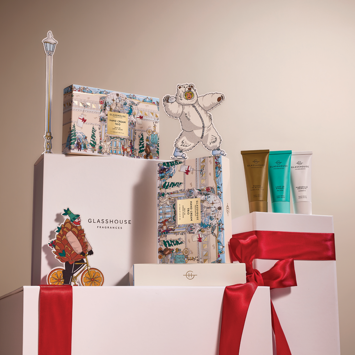 Glasshouse 3x 30ml Hand Cream - Kyoto, Amalfi, Marseille