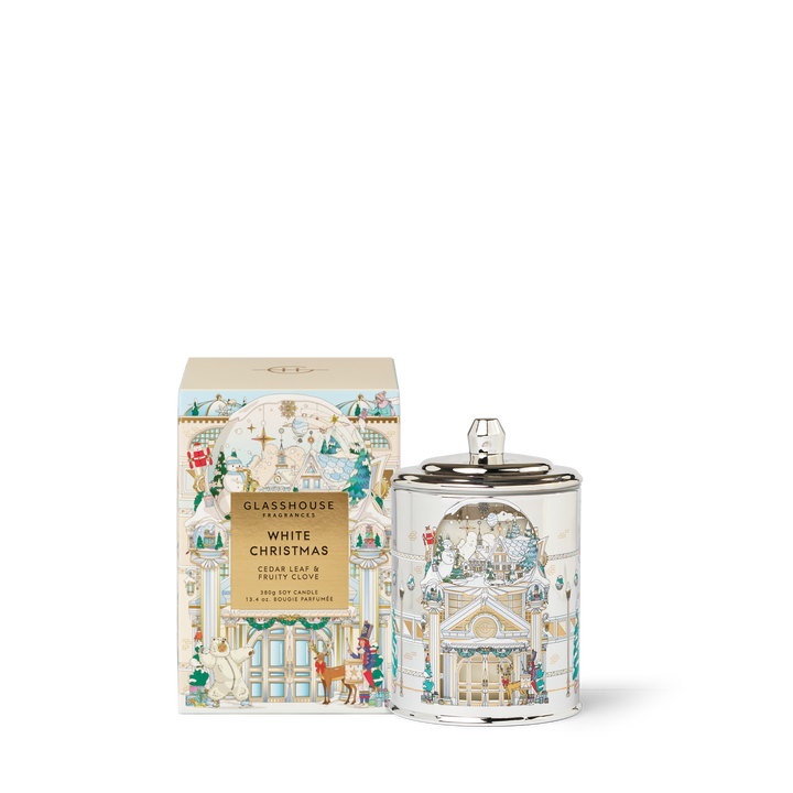 Glasshouse 380g Candle - White Christmas