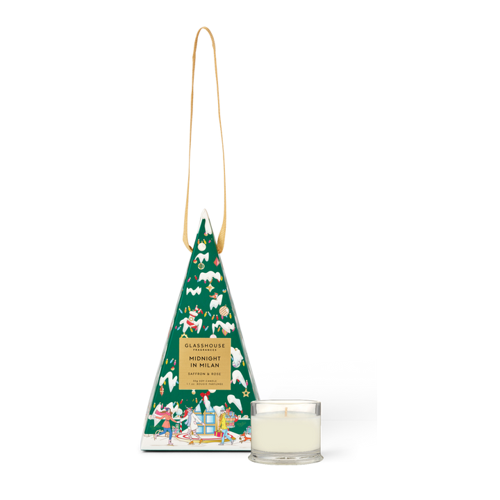 Glasshouse 30g Christmas Bauble Candle - Midnight in Milan
