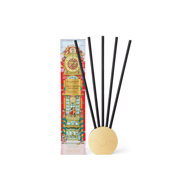 Glasshouse 5 Replacement Scent Stems - Night Before Christmas