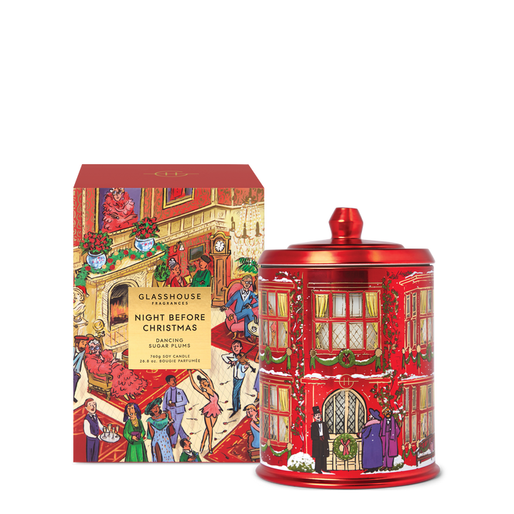 Glasshouse Fragrances 760g Candle - Christmas - Night Before Christmas