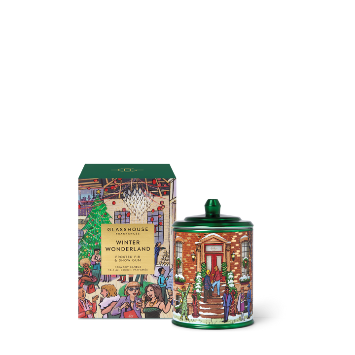 Glasshouse Fragrances 380g Candle - Christmas - Winter Wonderland