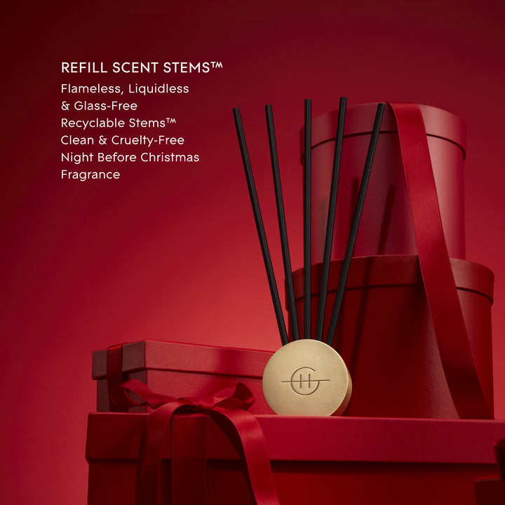 Glasshouse Fragrances 5 Replacement Scent Stems - Christmas - Night Before Christmas