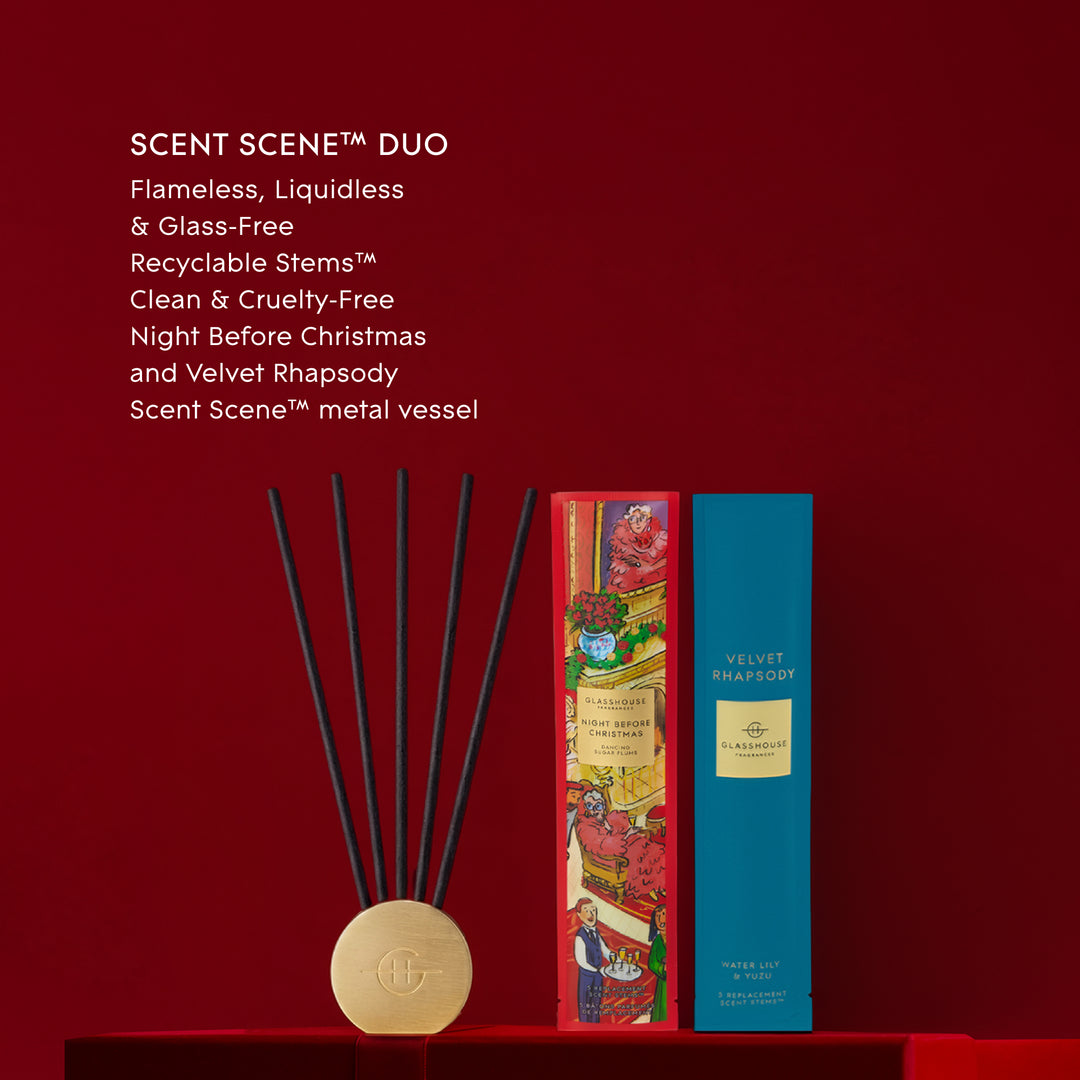 Glasshouse Fragrances Scent Scene Duo - Night Before Christmas &amp; Velvet Rhapsody