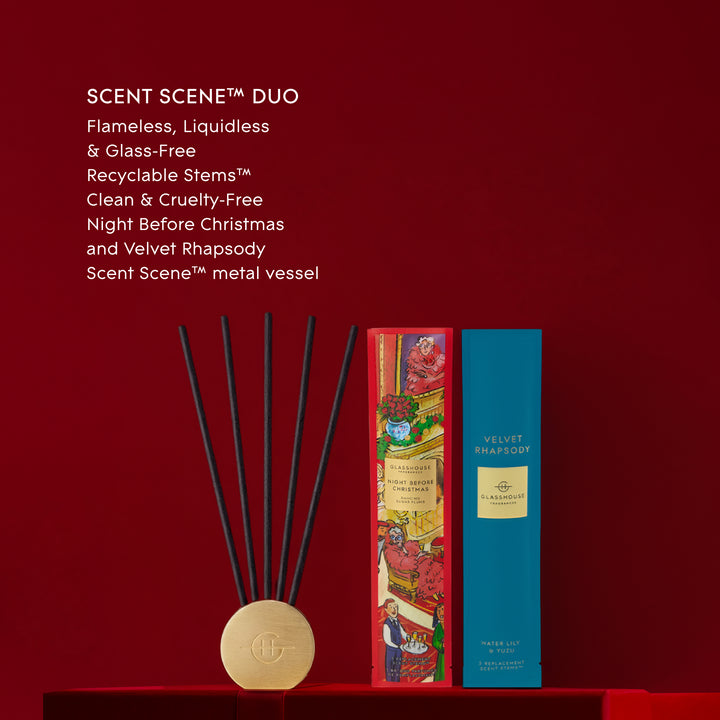 Glasshouse Fragrances Scent Scene Duo - Night Before Christmas &amp; Velvet Rhapsody