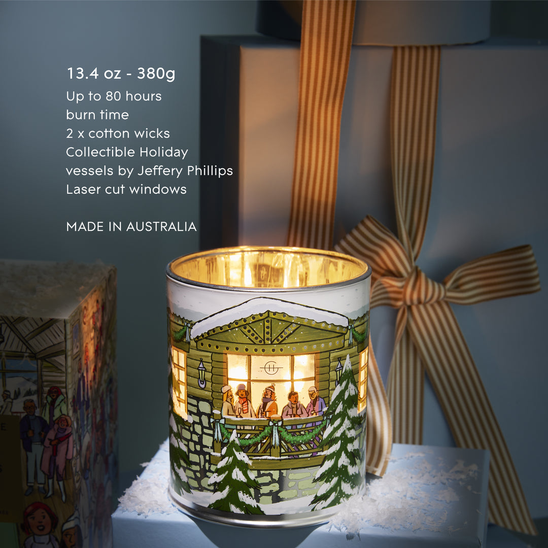Glasshouse Fragrances 380g Candle - Christmas - White Christmas