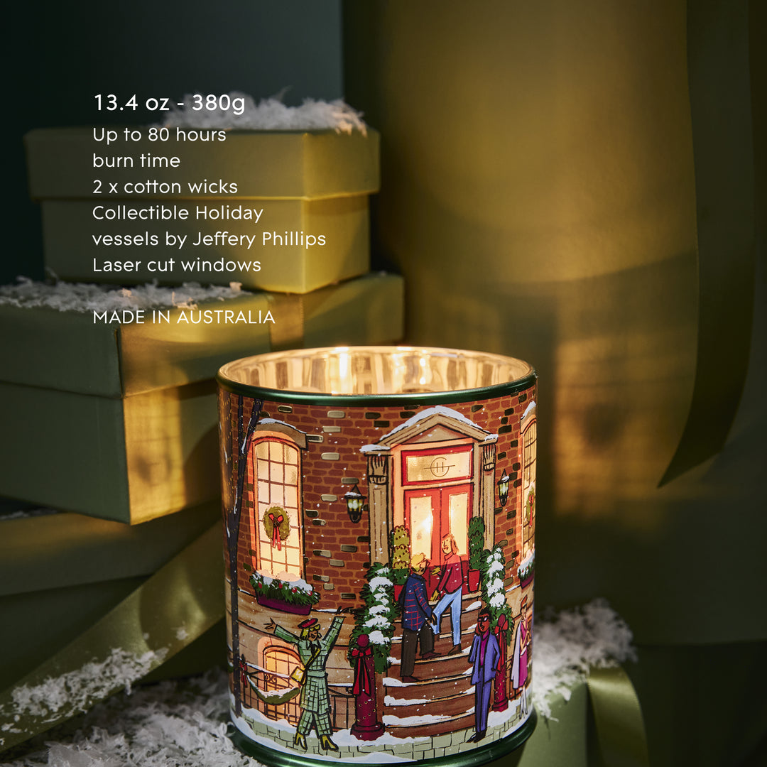 Glasshouse Fragrances 380g Candle - Christmas - Winter Wonderland