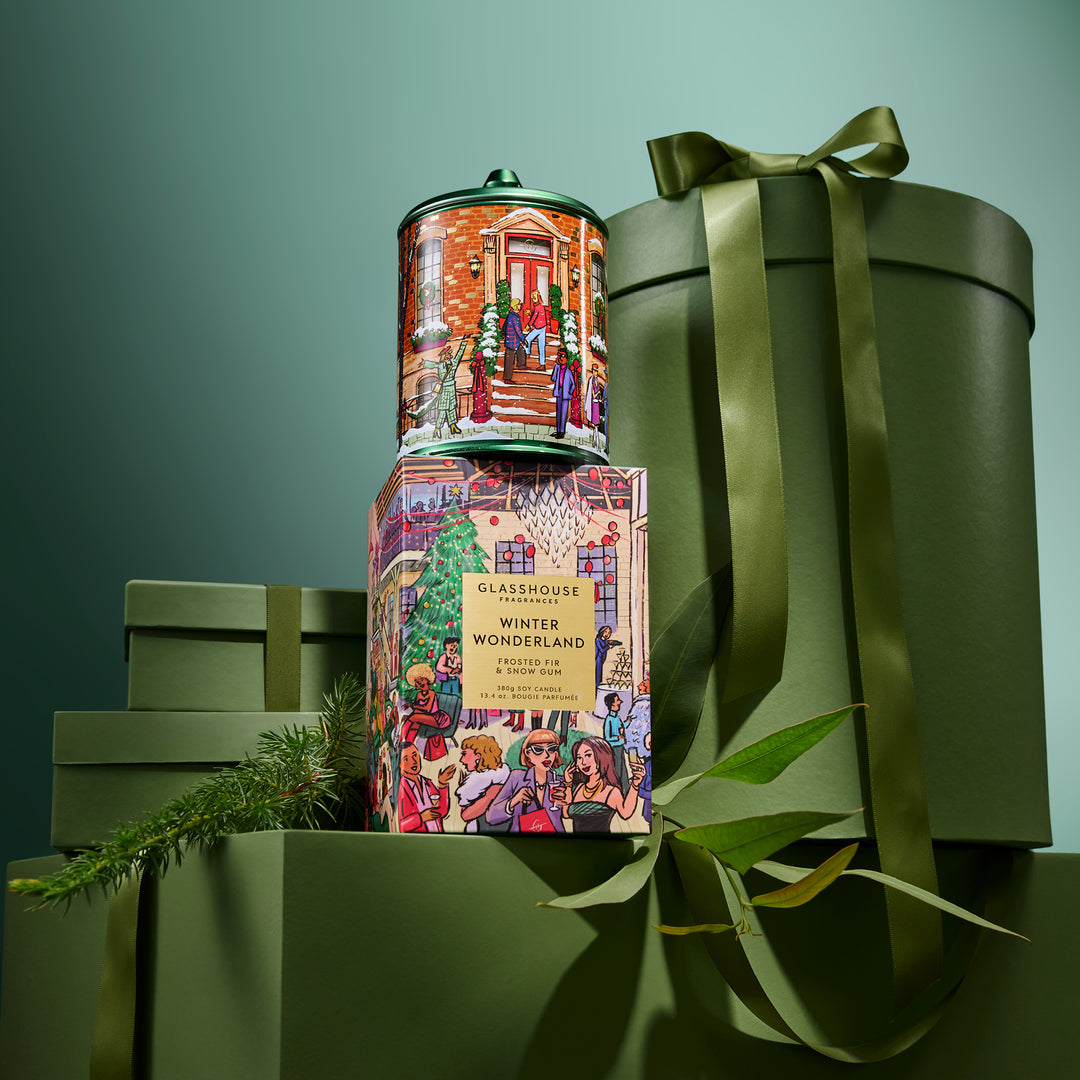Glasshouse Fragrances 380g Candle - Christmas - Winter Wonderland